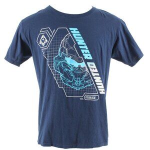 Halo Sz XL Blue White Hunter Hunted #Teamlocke 100% Cotton T Shirt